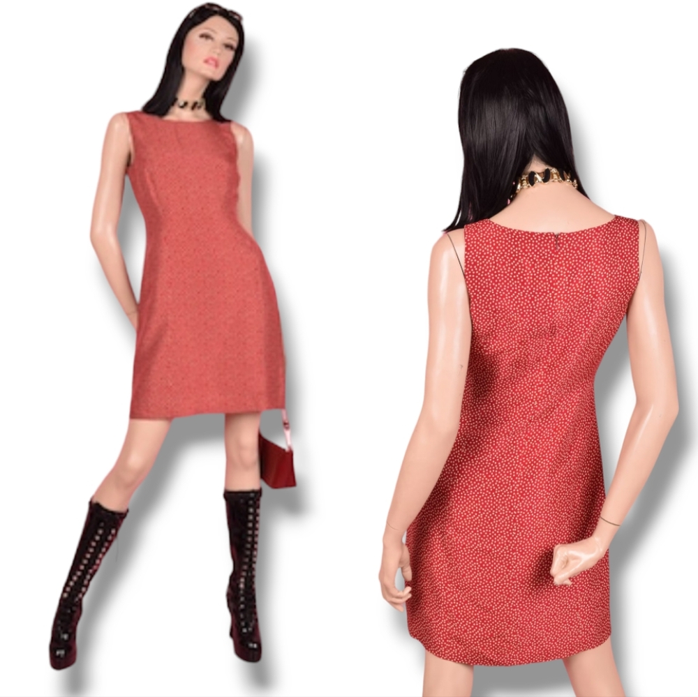 🤎2 x Host Pick🤎 John Roberts Petite Women's Coral Ditsy Floral Cami Dress